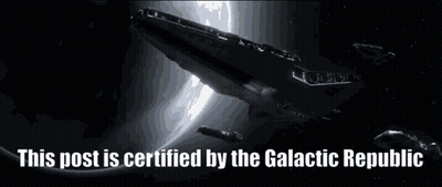 Space Ship Certified By The Galactic Republic GIF