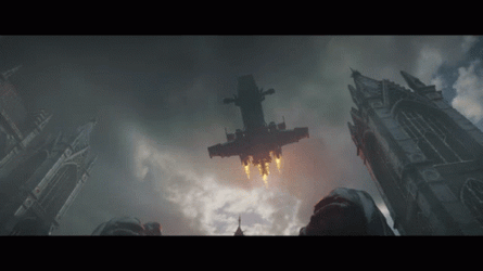 Space Ship Coming Marine GIF