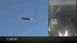 Space Ship Launch Test GIF