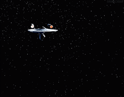 Space Ship NCC-1764 GIF