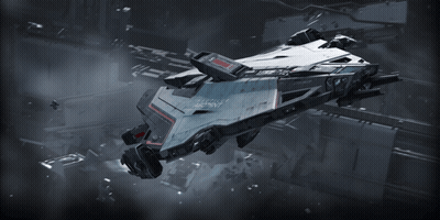 Space Ship Saying Destroy GIF