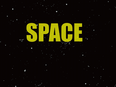 Space Ship Saying These Are The Voyages GIF