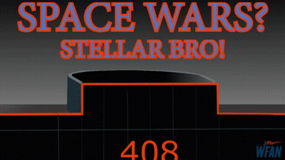 Space Wars Poster With Man In Box GIF