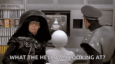 Spaceballs Confused GIF