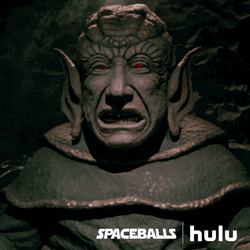 Spaceballs Fire Breather Statue GIF