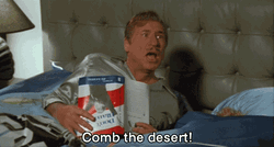 Spaceballs President Skroob Comb The Dessert GIF