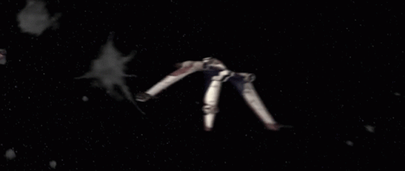 Spaceship Fighting Battle GIF