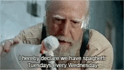 Spaghetti Wednesdays The Walking Dead