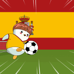 Spain Penguin Football Player GIF