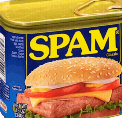 Spam Can With Hamburger Picture GIF