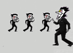 Spamton Deltarune Game Character Dancing GIF