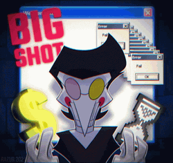 Spamton Laughing Big Shot Mobile Art GIF