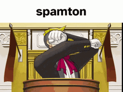 Spamton Luke Atmey Laughing Meme GIF