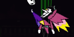 Spamton Making Phone Call Gameplay GIF
