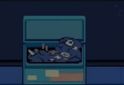 Spamton Sneaking Play Through Deltarune GIF