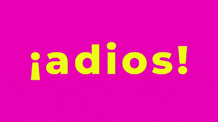 Spanish Greeting Adios GIF