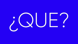 Spanish Word Que GIF