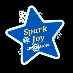 Spark Joy Snow Falling GIF