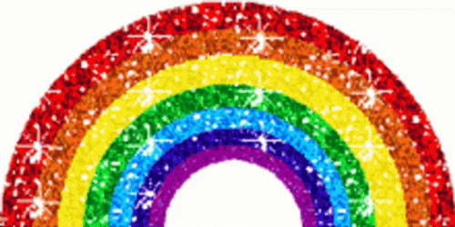 Sparkle Moving Rainbow GIF
