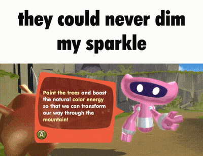 Sparkle Paint Boosting Natural Colors GIF