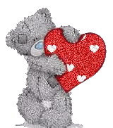 Sparkle Teddy Bear Sticker