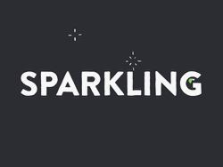 Sparkle Text Creative Animation GIF