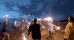 Sparklers Beach Party Celebration GIF