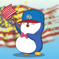 Sparklers Penguin Twirling GIF