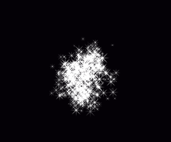Sparkles Forming As One GIF