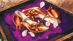 Sparkling Cartoon Shoes GIF