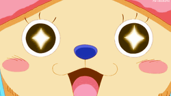 Sparkling Eyes Chopper GIF