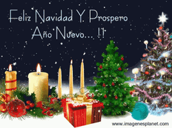 Sparkling Feliz Navidad Items On Display GIF
