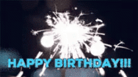 Sparkling Happy 4Th Of July Birthday GIF