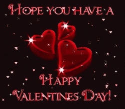 Sparkling Heart Happy Valentine's Day GIF