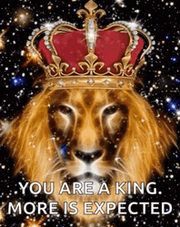 Sparkling King Lion  GIF