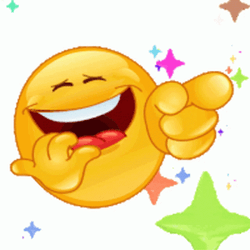 Sparkling Laugh Out Loud Smiley GIF