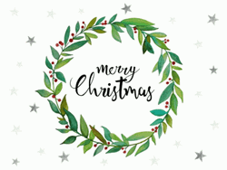 Sparkling Merry Christmas Greetings GIF