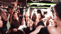 Sparkling Popping Champagne GIF