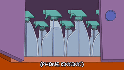 Sparkling Spray Bottles Animation GIF