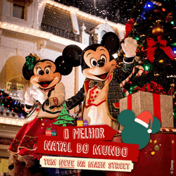 Sparkly Disney Mickey And Minnie Merry Christmas GIF