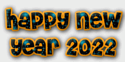 Sparkly Happy New Year 2022 Greetings