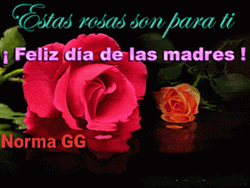 Sparkly Rose Feliz Dia De Las Madres Amiga