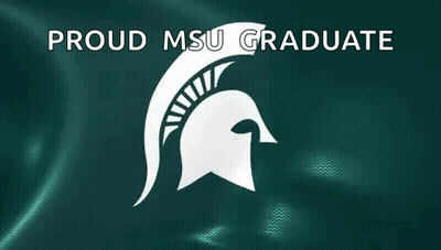 Spartan Helmet Proud MSU Graduate GIF