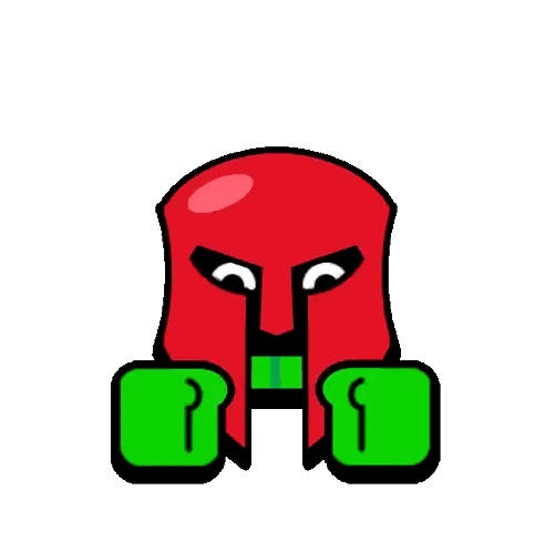 Spartan Helmet With Crown Sticker