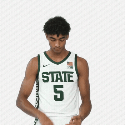 Spartan Mascot In Stands During Memphis Vs Michigan State GIF