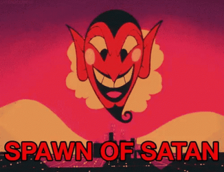 Spawn Satan Mask Talking GIF