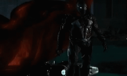 Spawn Standing With Red Cloack GIF