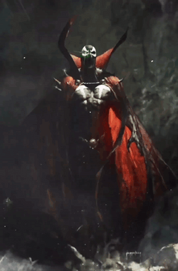 Spawn Vampires Cloak GIF