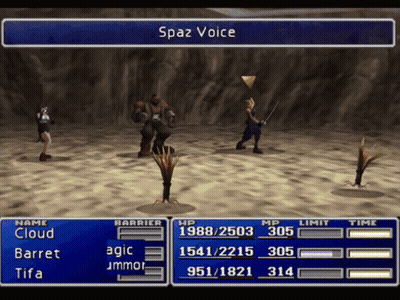 Spaz Voice Character Screenshot GIF
