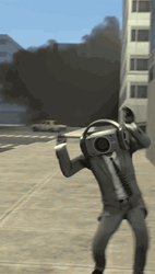 Speakerman Explode While Dancing GIF